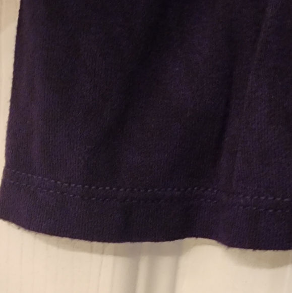 XCVI long sleeve twist neck top in Navy/ leopard print size Small - Picture 7 of 10